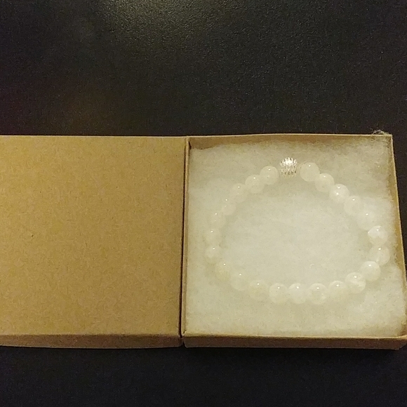 White Moonstone Bracelet - Picture 8 of 8